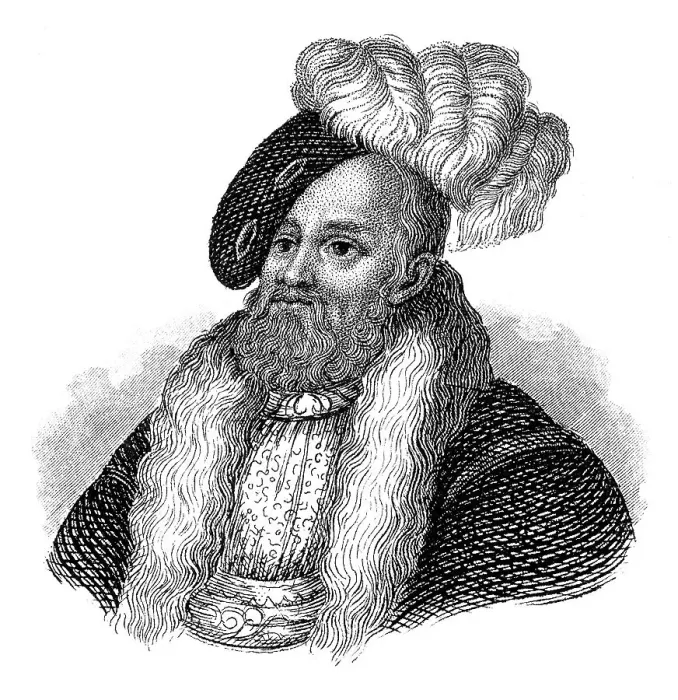 Framed Print : Portrait of John Frederick I, 1503 - 1554