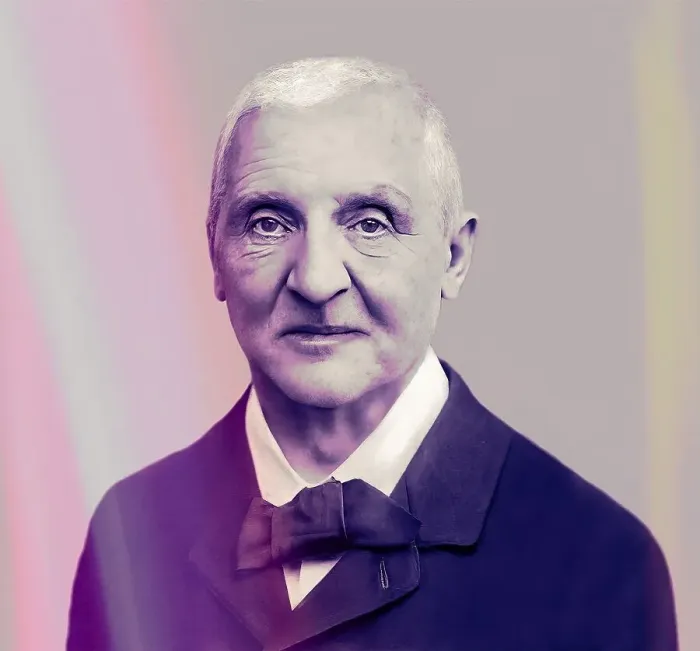 Framed Print : Portrait of Josef Anton Bruckner