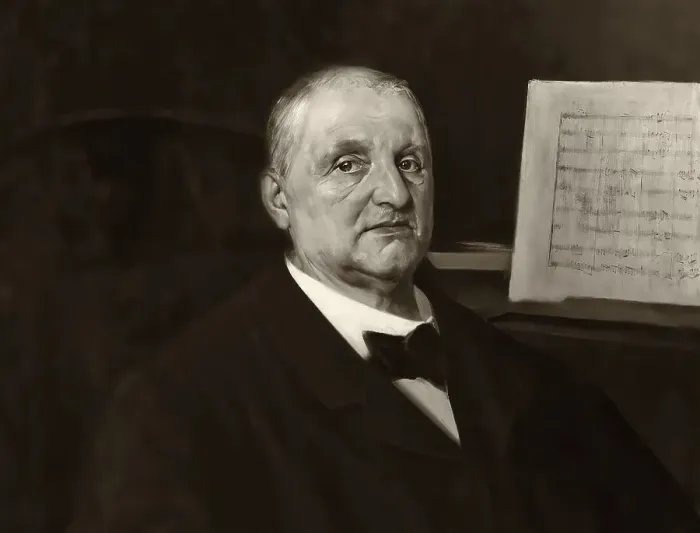Framed Print : Portrait of Josef Anton Bruckner Framed Print : Portrait of Josef Anton Bruckner