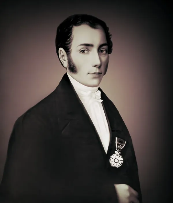 Framed Print : Portrait of Joseph Ritter von Fraunhofer