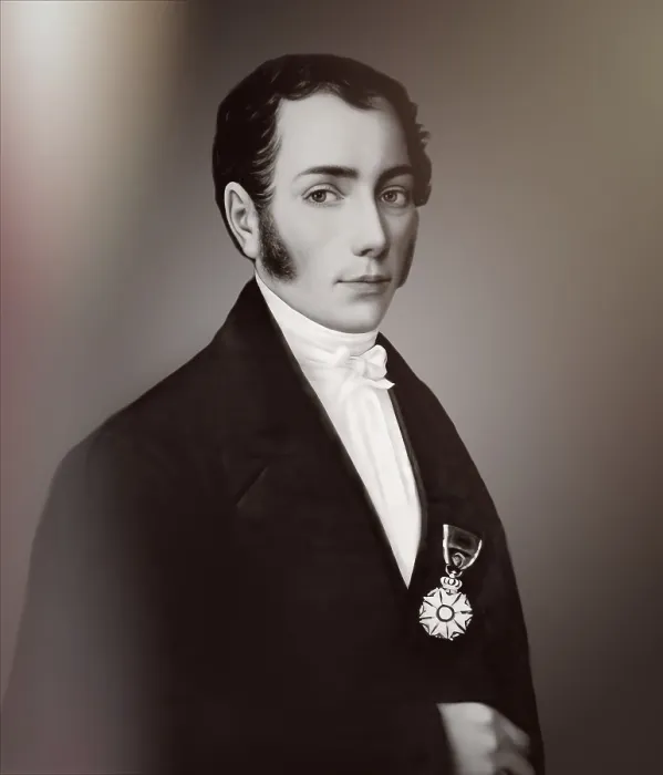 Framed Print : Portrait of Joseph Ritter von Fraunhofer