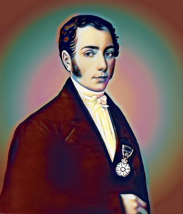 Framed Print : Portrait of Joseph Ritter von Fraunhofer