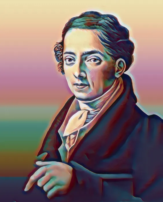 Framed Print : Portrait of Joseph Ritter von Fraunhofer