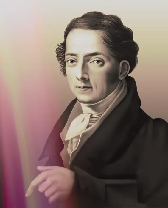 Framed Print : Portrait of Joseph Ritter von Fraunhofer