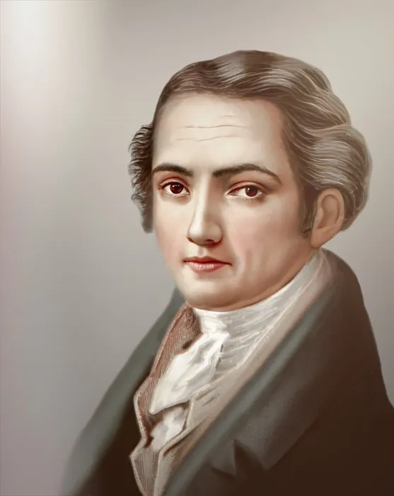 Framed Print : Portrait of Joseph Ritter von Fraunhofer