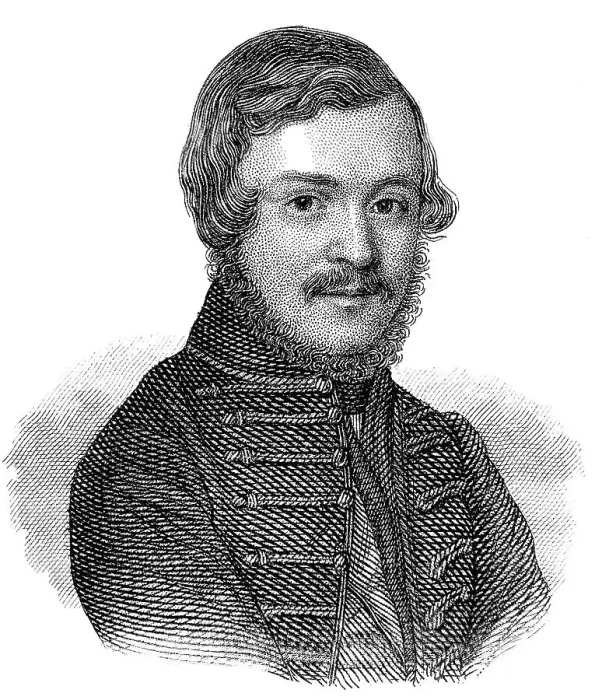 Framed Print : Portrait of Jozsef baron Eoetvoes de Vasarosnameny