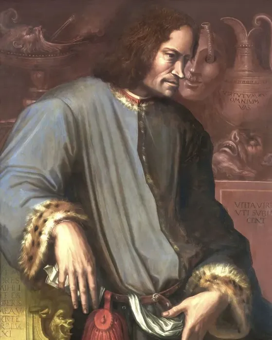 Framed Print : Portrait of Lorenzo I de Medici
