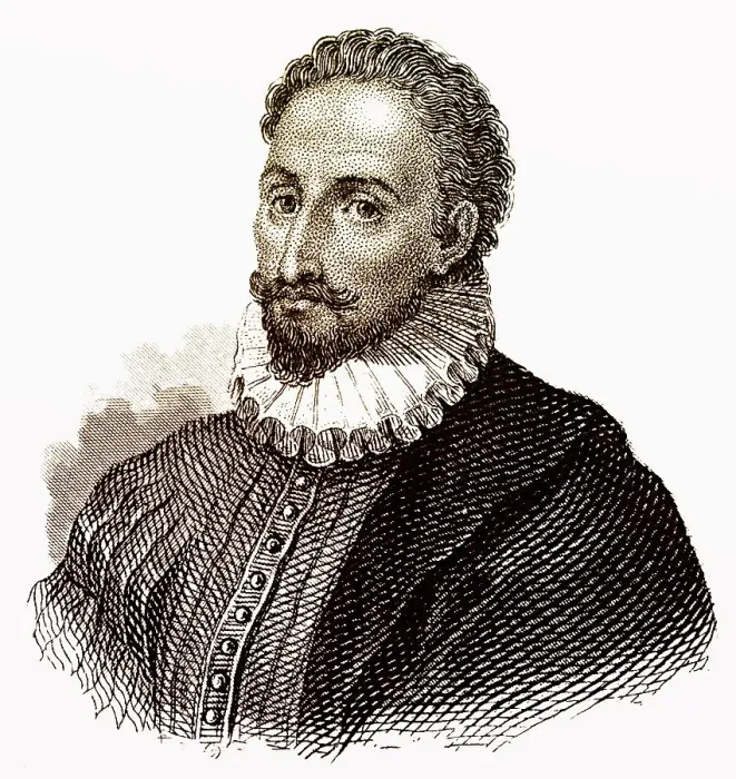 Framed Print : Portrait of Miguel de Cervantes Saavedra Framed Print : Portrait of Miguel de Cervantes Saavedra