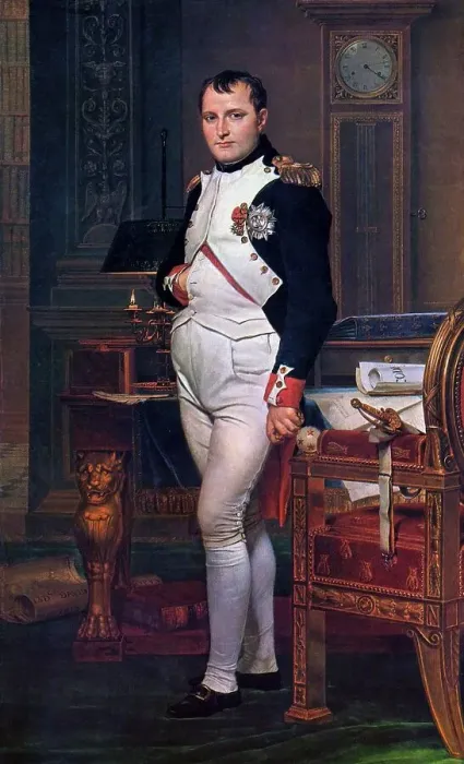 Framed Print : Portrait of Napoleon in his study