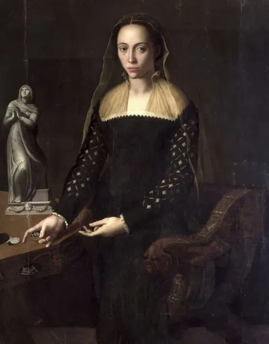 Framed Print : Portrait of Ortensia de Bardi at Montauto Framed Print : Portrait of Ortensia de Bardi at Montauto
