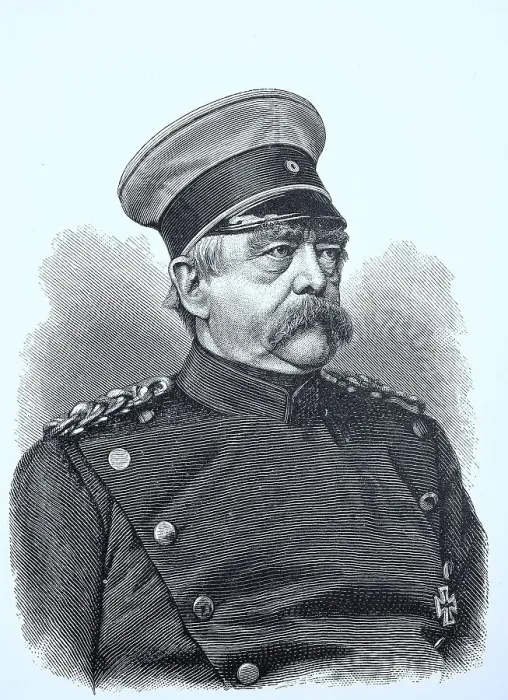 Framed Print : Portrait of Otto Eduard Leopold Prince of Bismarck