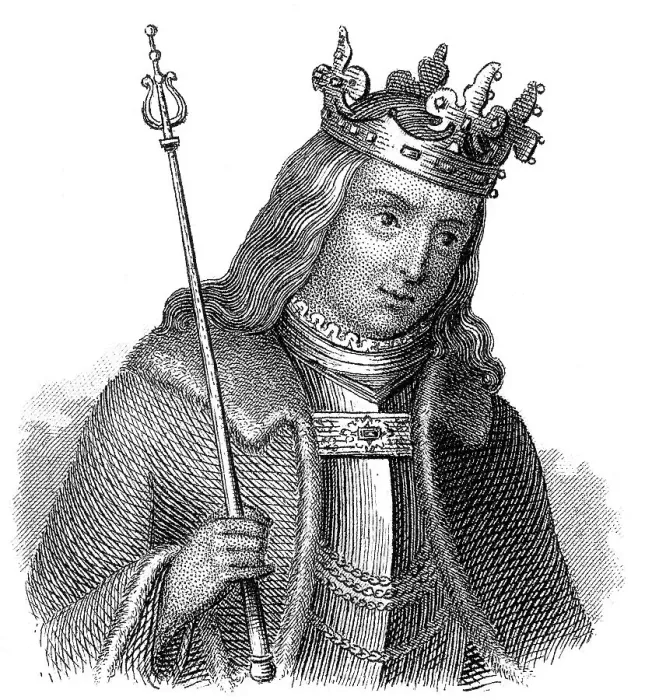 Framed Print : Portrait of Ottokar II, 1233 - 1278
