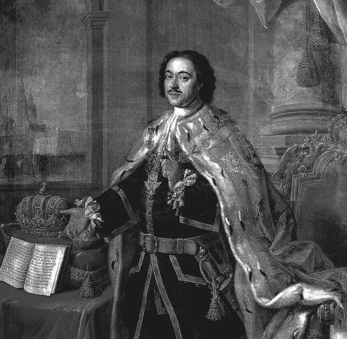 Framed Print : Portrait of Peter the Great, 1770, copperplate engraving after Alexei Petrovich Antropov (1716-1795), Russian painter. Peter I (1672-1725), Emperor of Russia from 1682 Framed Print : Portrait of Peter the Great, 1770, copperplate engraving after Alexei Petrovich Antropov (1716-1795), Russian painter. Peter I (1672-1725), Emperor of Russia from 1682