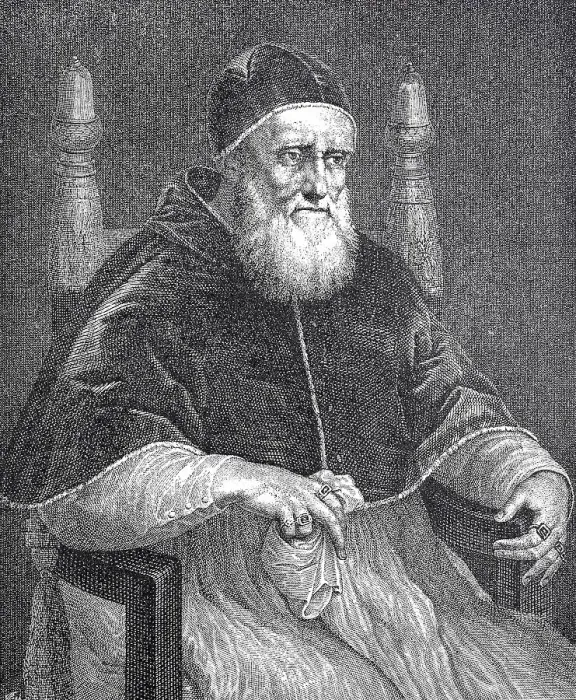 Framed Print : Portrait of Pope Pius II, born Enea Silvio Bartolomeo Piccolomini