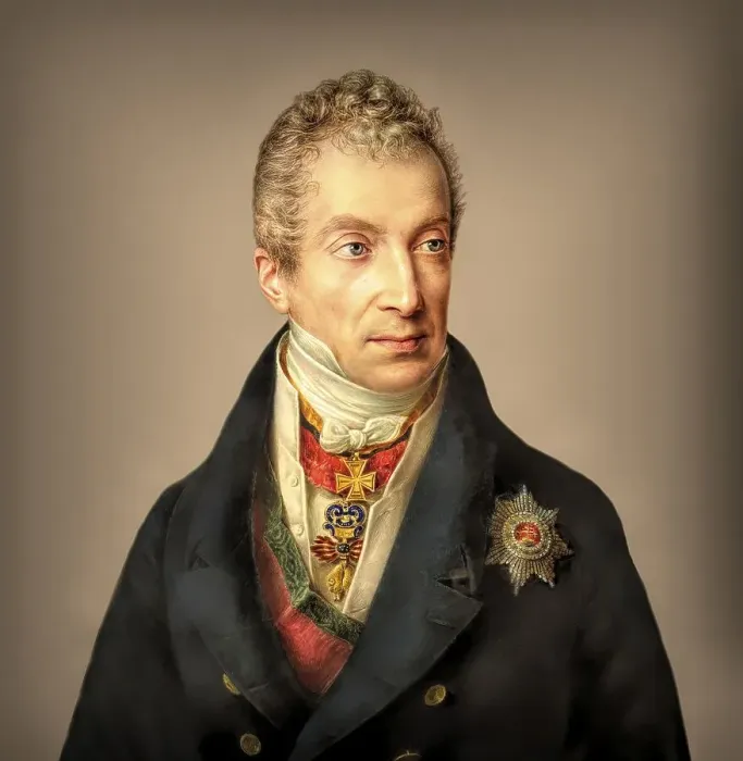 Framed Print : Portrait of Prince Klemens Wenzel von Metternich