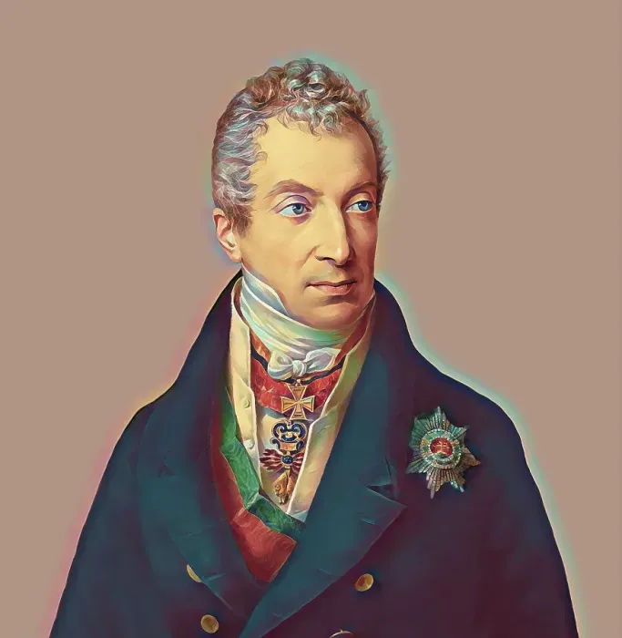 Framed Print : Portrait of Prince Klemens Wenzel von Metternich