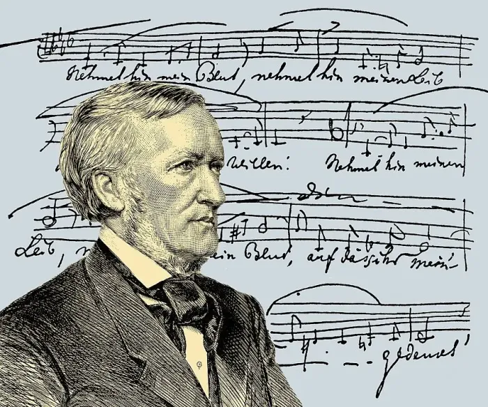 Framed Print : Portrait of Richard Wagner 1813 - 1883