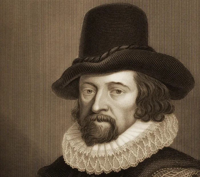 Framed Print : Portrait of Sir Francis Bacon, Baron Baco of Verulam