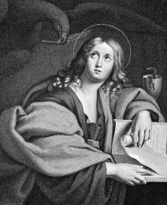 Framed Print : Portrait of St John the Evangelist