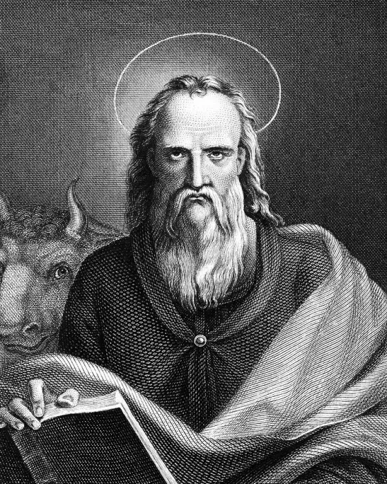 Framed Print : Portrait of St Lucas, St Luke the Evangelist
