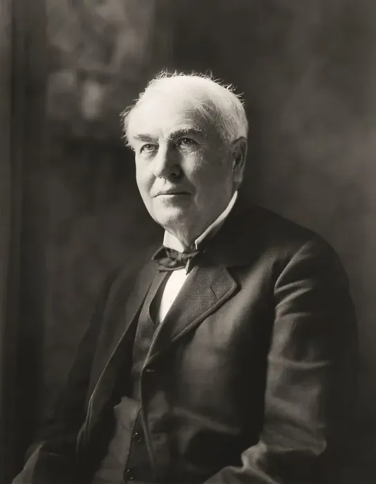 Framed Print : Portrait of Thomas Alva Edison