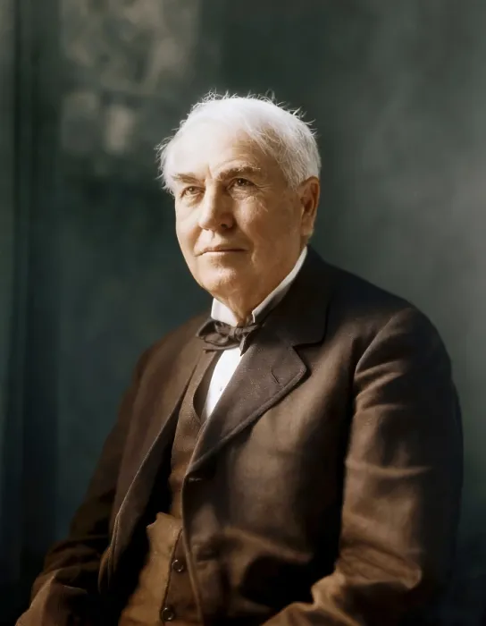 Framed Print : Portrait of Thomas Alva Edison