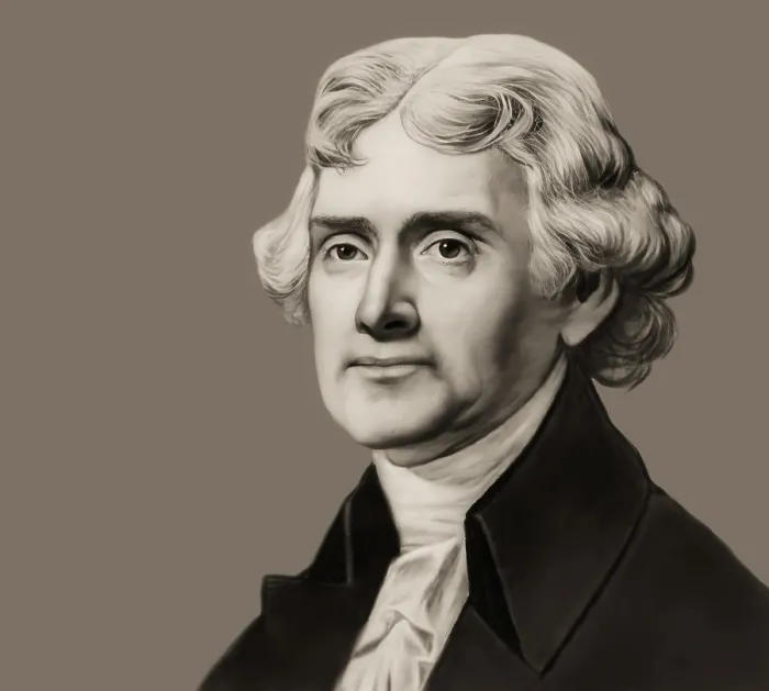Framed Print : Portrait of Thomas Jefferson, 1743 - 1826 Framed Print : Portrait of Thomas Jefferson, 1743 - 1826