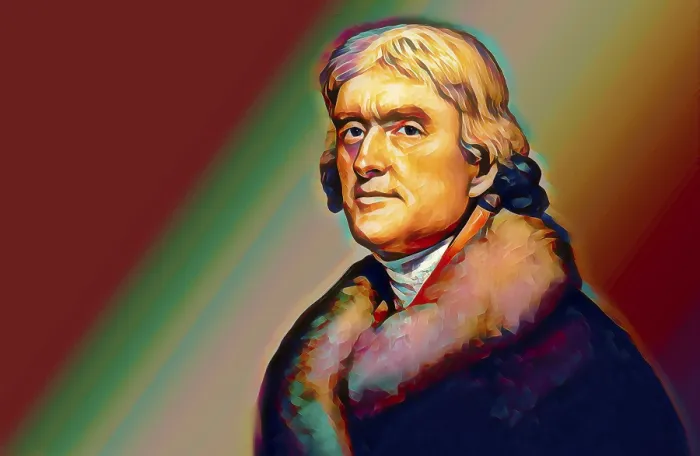 Framed Print : Portrait of Thomas Jefferson, 1743 - 1826 Framed Print : Portrait of Thomas Jefferson, 1743 - 1826