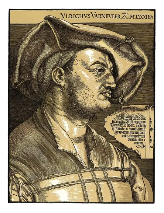 Framed Print : Portrait of Ulrich Varnbueler by Albrecht Duerer Framed Print : Portrait of Ulrich Varnbueler by Albrecht Duerer