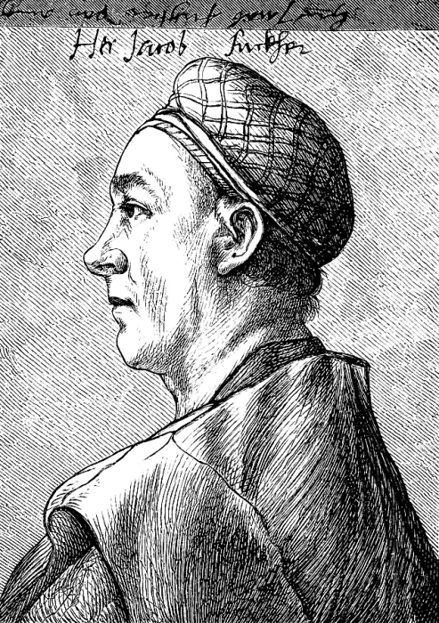 Framed Print : Portrait in side view of Jakob Fugger the Rich