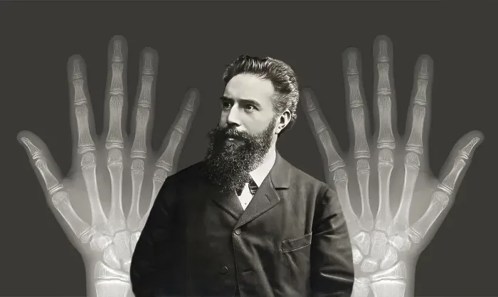 Framed Print : Portrait of Wilhelm Conrad Roentgen