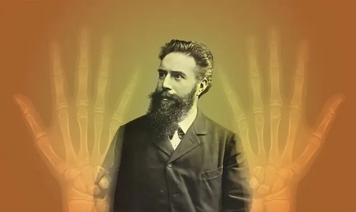 Framed Print : Portrait of Wilhelm Conrad Roentgen