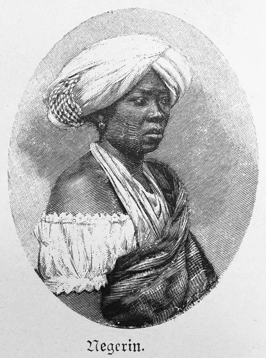 Framed Print : Portrait, woman, black, turban