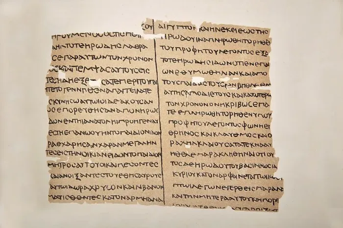 Framed Print : A possible first century Greek Manuscript of the Gospel of Matthew Framed Print : A possible first century Greek Manuscript of the Gospel of Matthew
