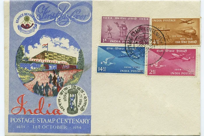Framed Print : Postage stamp of centenary, india, asia