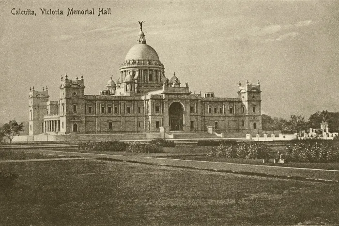 Framed Print : Postcard of Victoria Memorial Hall