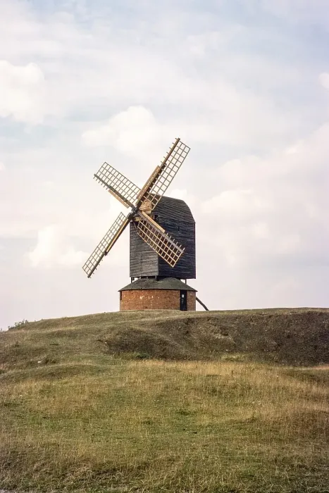 Framed Print : Postmill windmill from the 1680s, Brill Windmill, Brill, Buckinghamshire, England, Uk 1975 Framed Print : Postmill windmill from the 1680s, Brill Windmill, Brill, Buckinghamshire, England, Uk 1975