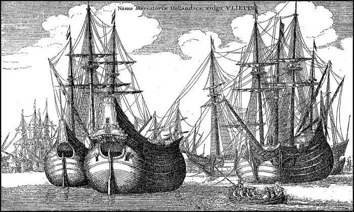 Framed Print : Potbellies, merchant ships from Holland for the trade with China Framed Print : Potbellies, merchant ships from Holland for the trade with China