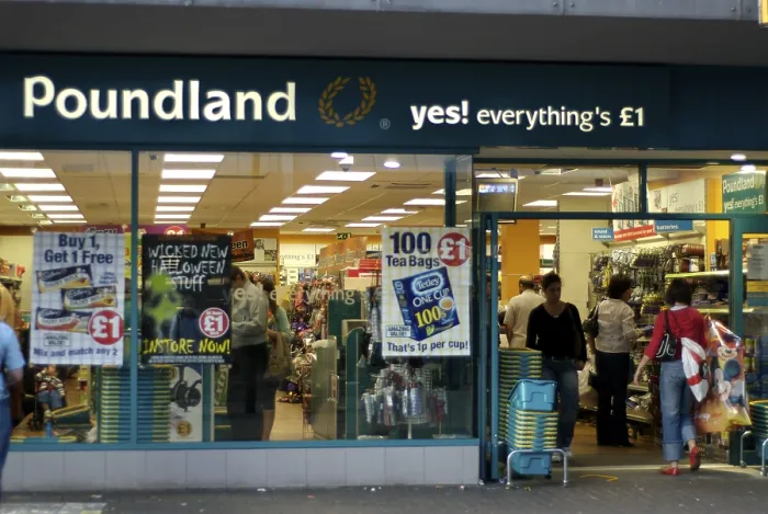 Framed Print : Poundland at Harrow On The Hill Middlesex London Framed Print : Poundland at Harrow On The Hill Middlesex London