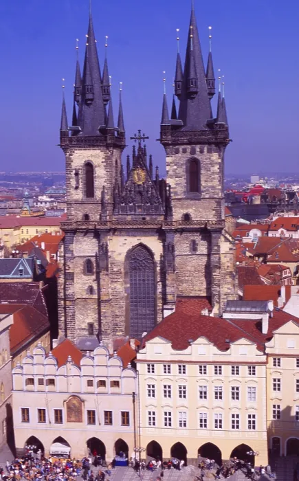 Framed Print : Prague City: The Gotic St. Vitus Cathedral at Prague Castle