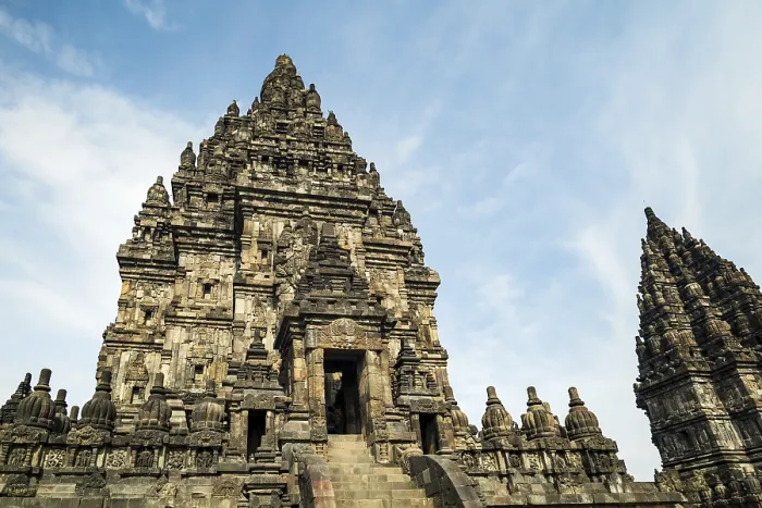 Framed Print : Prambanan temple complex in Yogyakarta