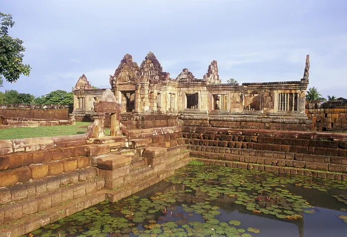 Framed Print : Prasat Hin Mueang Tam is a Khmer temple in the Khleang and Baphuon styles