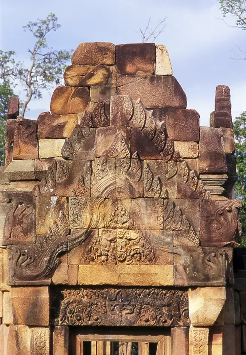 Framed Print : Prasat Ta Meuan - a complex of three structures built in the 12th-13th centuries around the time of
