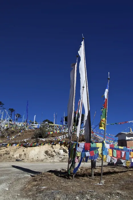 Framed Print : Prayer flags at Trumshingla pass Framed Print : Prayer flags at Trumshingla pass