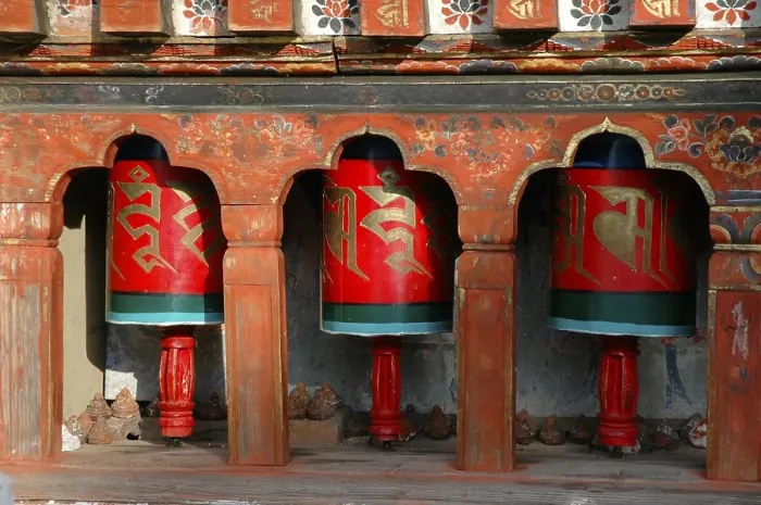 Framed Print : Prayer wheels, Paro Valley, Bhutan Framed Print : Prayer wheels, Paro Valley, Bhutan