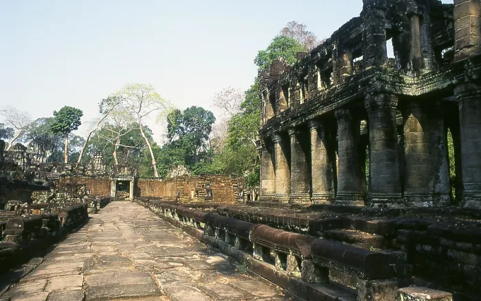 Framed Print : Preah Khan (Temple of the Sacred Sword) was built in the late 12th century (1191)