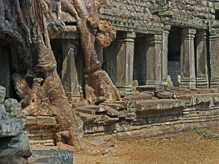 Framed Print : Preah Khan Temple, Siem Reap Province