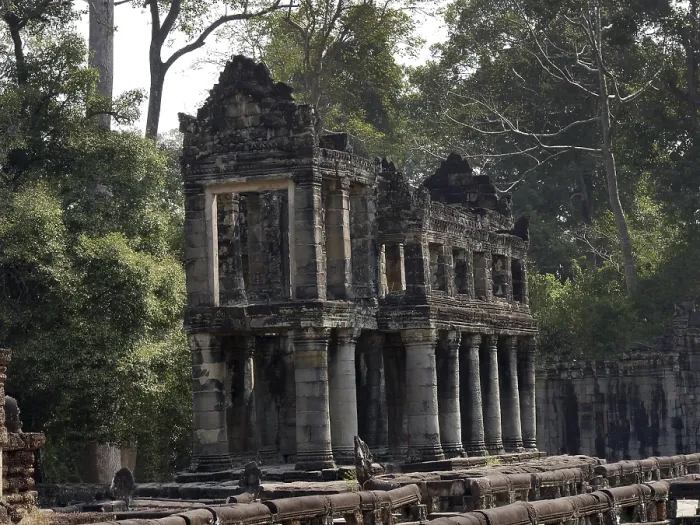 Framed Print : Preah Khan Temple, Siem Reap Province