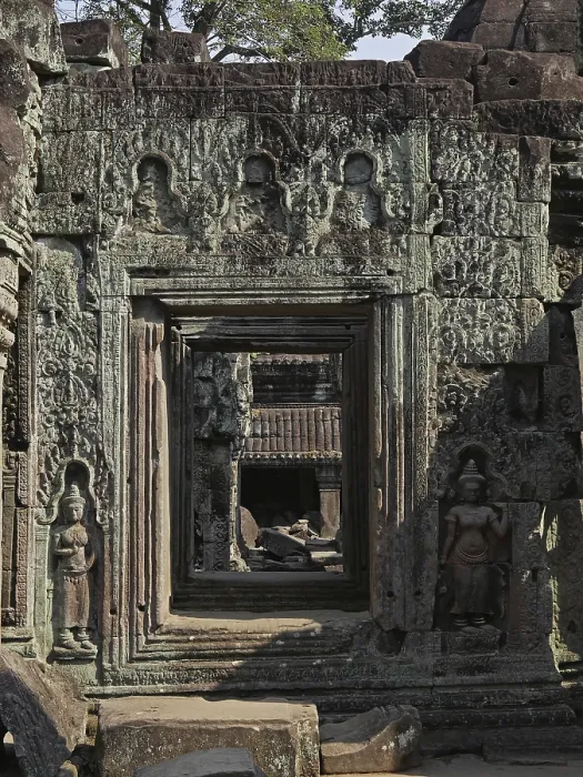 Framed Print : Preah Khan Temple, Siem Reap Province