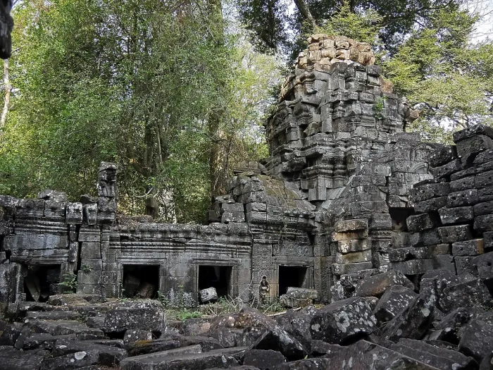 Framed Print : Preah Khan Temple, Siem Reap Province